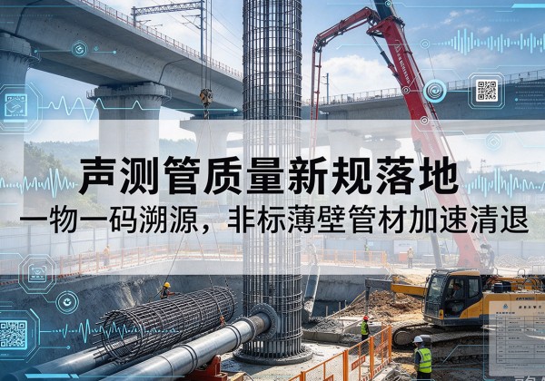 镇江声测管质量新规落地，一物一码溯源，非标薄壁管材加速清退